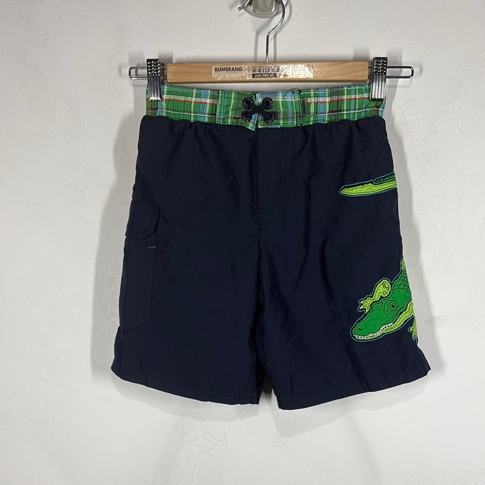 Oshkosh B’Osh Navy Swim Shorts with Alligator size 5
